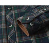 image:imageCOOFANDY Mens Lightweight Flannel Long Sleeve Casual Work Plaid ShirtsPlaidnavy  Green  Brown