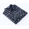 image:imageCOOFANDY Mens Lightweight Flannel Long Sleeve Casual Work Plaid ShirtsPlaidnavy Blue  White