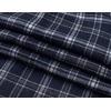 image:imageCOOFANDY Mens Lightweight Flannel Long Sleeve Casual Work Plaid ShirtsPlaidnavy Blue  White