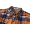 image:imageCOOFANDY Mens Lightweight Flannel Long Sleeve Casual Work Plaid ShirtsPlaidorange