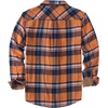 image:imageCOOFANDY Mens Lightweight Flannel Long Sleeve Casual Work Plaid ShirtsPlaidorange
