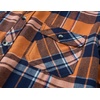 image:imageCOOFANDY Mens Lightweight Flannel Long Sleeve Casual Work Plaid ShirtsPlaidorange