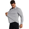 image:imageCOOFANDY Mens Muscle Fit Dress Shirts Casual Button Down Long SleeveLight Grey