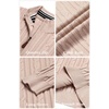 image:imageCOOFANDY Mens Quarter Zip Pullover Cable Knit Mock Neck Dress SweaterKhaki