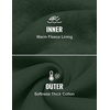 image:imageCOOFANDY Mens Quarter Zip Pullover Casual Cotton FleeceLined SweatshirtArmy Green