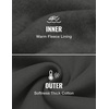 image:imageCOOFANDY Mens Quarter Zip Pullover Casual Cotton FleeceLined SweatshirtDrak Grey