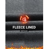 image:imageCOOFANDY Mens Quarter Zip Pullover Fleece Lightweight Mock Neck SweatshirtDark Gray
