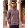 image:imageCOOFANDY Mens Quarter Zip Pullover Fleece Lightweight Mock Neck SweatshirtWine Red