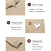 image:imageCOOFANDY Mens Quarter Zip Pullover Long Sleeve Sweatshirt Kangaroo PocketAll Khaki