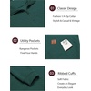image:imageCOOFANDY Mens Quarter Zip Pullover Long Sleeve Sweatshirt Kangaroo PocketGreen