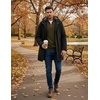 image:imageCOOFANDY Mens Quarter Zip Pullover Sweatshirts 14 Zip Long Sleeve SweaterArmy Green