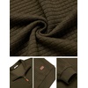 image:imageCOOFANDY Mens Quarter Zip Pullover Sweatshirts 14 Zip Long Sleeve SweaterArmy Green
