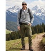 image:imageCOOFANDY Mens Quarter Zip Pullover Sweatshirts 14 Zip Long Sleeve SweaterLight Grey