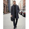 image:imageCOOFANDY Mens Quarter Zip Up Sweaters Slim Fit Lightweight Mock PulloverBlack