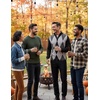 image:imageCOOFANDY Mens Quarter Zip Up Sweaters Slim Fit Lightweight Mock PulloverBlack Argyle