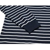 image:imageCOOFANDY Mens Quarter Zip Up Sweaters Slim Fit Lightweight Mock PulloverStripewhite Navy