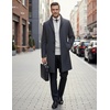 image:imageCOOFANDY Mens Quarter Zip Up Sweaters Slim Fit Lightweight Mock PulloverWhite