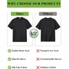 image:imageCOOFANDY Mens Short Sleeve Mock Neck Sweater Casual Slim Fit Basic TopsBlack