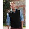 image:imageCOOFANDY Mens Sleeveless V Neck Pullover Sweater Argyle Knit Vest SweatersPure Black