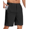 image:imageCOOFANDY Mens Stretch Golf Shorts 7 Lightweight Casual Hiking ShortsBlack