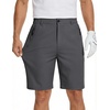 image:imageCOOFANDY Mens Stretch Golf Shorts 7 Lightweight Casual Hiking ShortsDark Grey