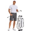 image:imageCOOFANDY Mens Stretch Golf Shorts 7 Lightweight Casual Hiking ShortsDark Grey