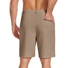 image:imageCOOFANDY Mens Stretch Golf Shorts 7 Lightweight Casual Hiking ShortsKhaki