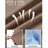 image:imageCOOFANDY Mens Stretch Golf Shorts 7 Lightweight Casual Hiking ShortsKhaki