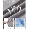 image:imageCOOFANDY Mens Stretch Golf Shorts 7 Lightweight Casual Hiking ShortsLight Grey