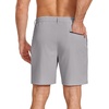 image:imageCOOFANDY Mens Stretch Golf Shorts 7 Lightweight Casual Hiking ShortsLight Grey