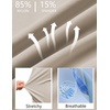 image:imageCOOFANDY Mens Stretch Golf Shorts 7 Lightweight Casual Hiking ShortsLight Khaki