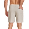 image:imageCOOFANDY Mens Stretch Golf Shorts 7 Lightweight Casual Hiking ShortsLight Khaki