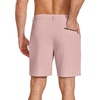 image:imageCOOFANDY Mens Stretch Golf Shorts 7 Lightweight Casual Hiking ShortsPink