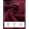 image:imageCOOFANDY Mens Sweater Vest Wool Blended Casual Sleeveless Knit PulloverBurgundy