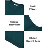 image:imageCOOFANDY Mens Sweater Vest Wool Blended Casual Sleeveless Knit PulloverDark Green