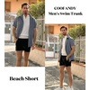 image:imageCOOFANDY Mens Swim Trunk Quick Dry Swimwear Mesh Lining Bathing SuitBlack