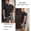 image:imageCOOFANDY Mens Swim Trunk Quick Dry Swimwear Mesh Lining Bathing SuitGreen Camouflage