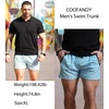 image:imageCOOFANDY Mens Swim Trunk Quick Dry Swimwear Mesh Lining Bathing SuitLight Blue