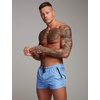 image:imageCOOFANDY Mens Swim Trunk Quick Dry Swimwear Mesh Lining Bathing SuitLight Blue