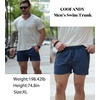 image:imageCOOFANDY Mens Swim Trunk Quick Dry Swimwear Mesh Lining Bathing SuitNavy Blue
