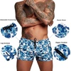 image:imageCOOFANDY Mens Swim Trunk Quick Dry Swimwear Mesh Lining Bathing SuitSapphire Floral Print