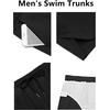 image:imageCOOFANDY Mens Swim Trunks Quick Dry Board Shorts Swimwear Bathing SuitA Black