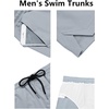 image:imageCOOFANDY Mens Swim Trunks Quick Dry Board Shorts Swimwear Bathing SuitGrey