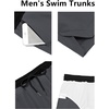 image:imageCOOFANDY Mens Swim Trunks Quick Dry Board Shorts Swimwear Bathing SuitGrey and Black