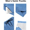 image:imageCOOFANDY Mens Swim Trunks Quick Dry Board Shorts Swimwear Bathing SuitL Sky Blue