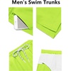 image:imageCOOFANDY Mens Swim Trunks Quick Dry Board Shorts Swimwear Bathing SuitLemon Green