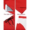 image:imageCOOFANDY Mens Swim Trunks Quick Dry Board Shorts Swimwear Bathing SuitOrange Red