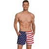 image:imageCOOFANDY Mens Swim Trunks Quick Dry Board Shorts Swimwear Bathing SuitP American Flag