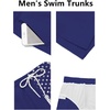 image:imageCOOFANDY Mens Swim Trunks Quick Dry Board Shorts Swimwear Bathing SuitP Blue American Flag