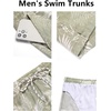 image:imageCOOFANDY Mens Swim Trunks Quick Dry Board Shorts Swimwear Bathing SuitP Green Plam Leaf